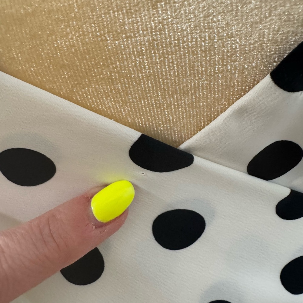 Urban Outfitters Black and White Polka Dot Midi Dress - Picture 6 of 8